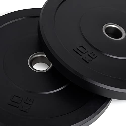 Apoliam- Olympic Bumper Weight Plates - Rubber Coated - 2 inch Barbell Weight Set